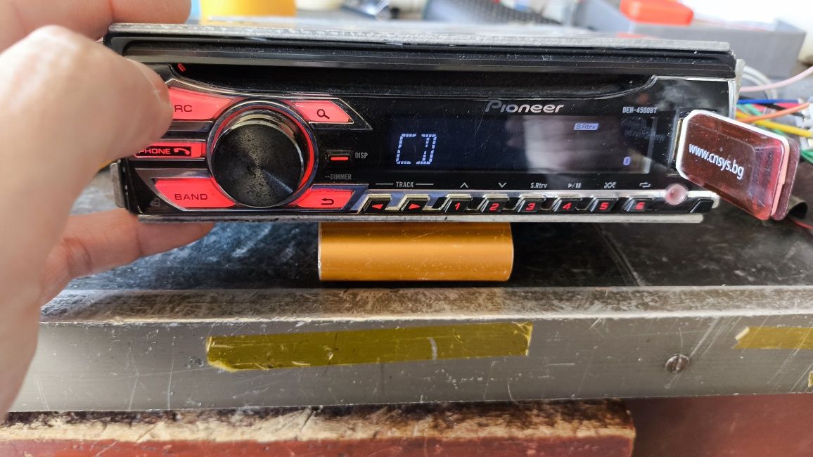 Авто ЦД Pioneer DEH-4500 BT стерео уредба с Bluetooth