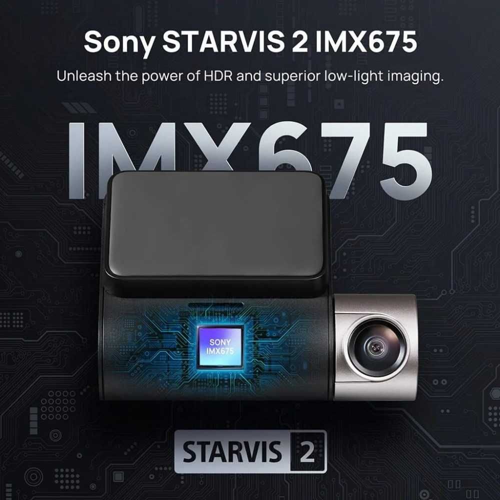 Видеорегистратор Xiaomi 70Mai Dash Cam 4K A510 + Rear Cam Set