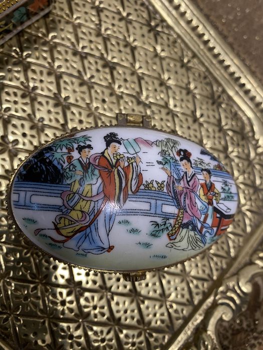 Китайски кутии за бижута от порцелан