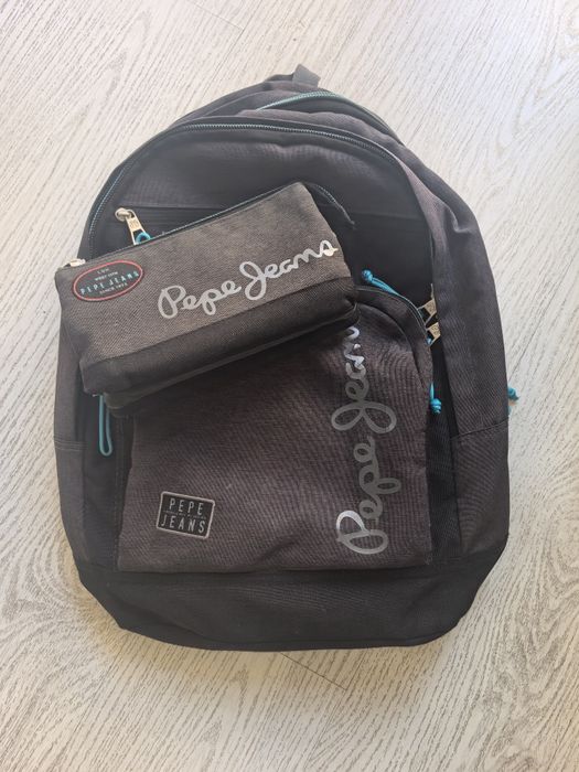 PEPE JEANS сет-ученическа чанта и несесер