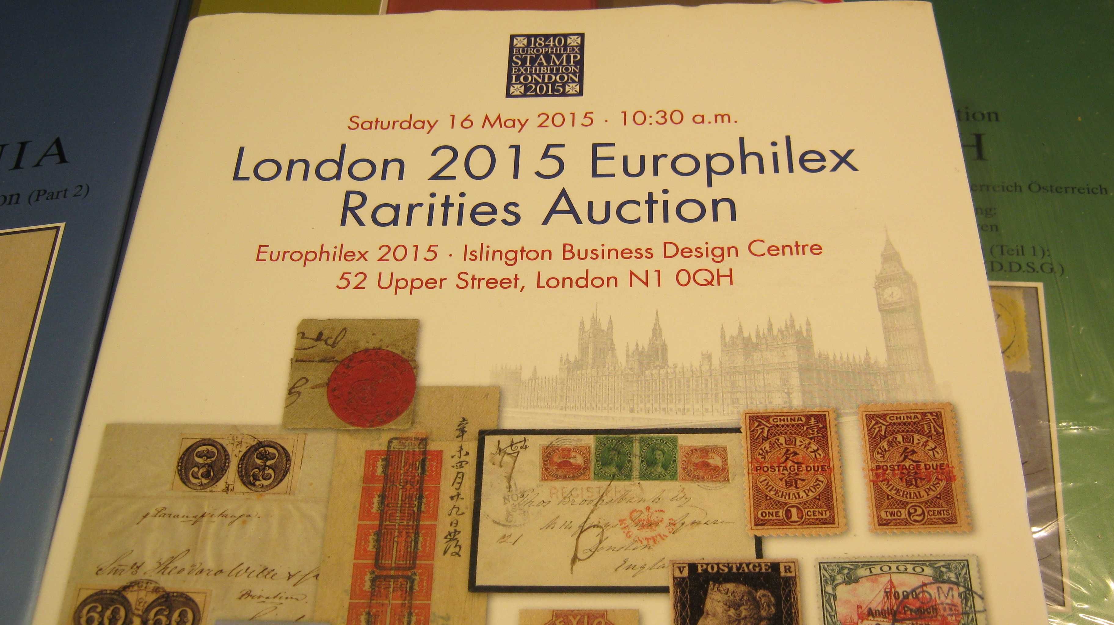 LOT 6+1 cataloguri/FILATELIE/Corinphila Auktionen,plus Europhilex.