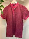 Tricou Polo/Polo T-Shirt, LC Waikiki, Marimea M, Rosu/Bordo, Slim Fit