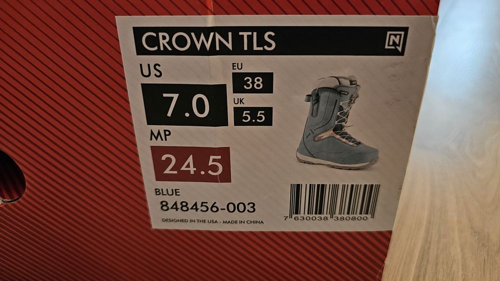 Boots snowboard  Nitro crown TLS, marime38, flex 6 mediu