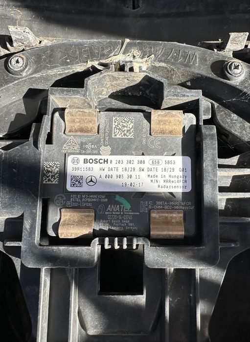 Senzor radar / Distronic Mercedes A W177, CLA W118, GLA W247