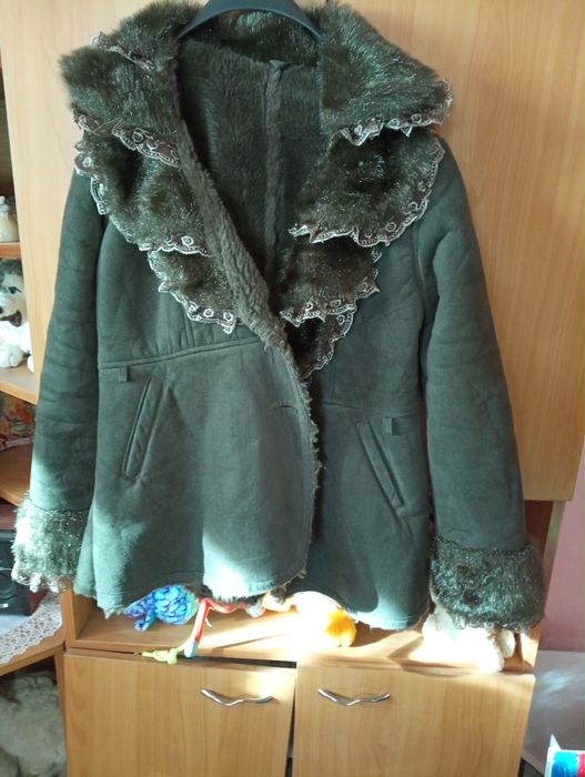 Blană naturală lungă – mărimea XXL – stare foarte bună