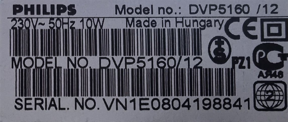 DVD Player Phillips DVP5160