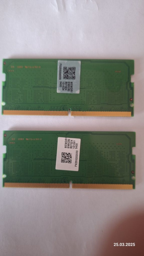 ddr5 8Gb Samsung. память для ноутбука б/у