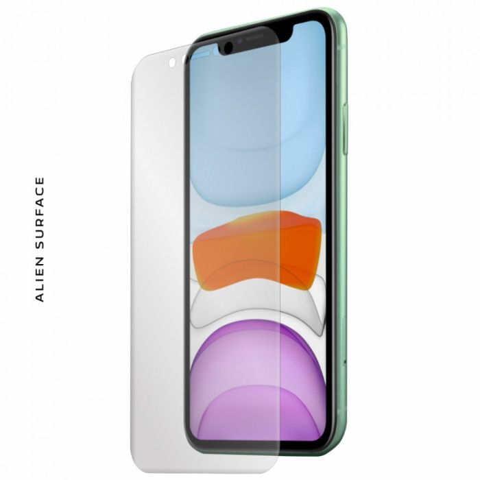 FOLIE ALIEN SURFACE Apple iPhone 11, Protectie Ecran + ALIEN FIBER