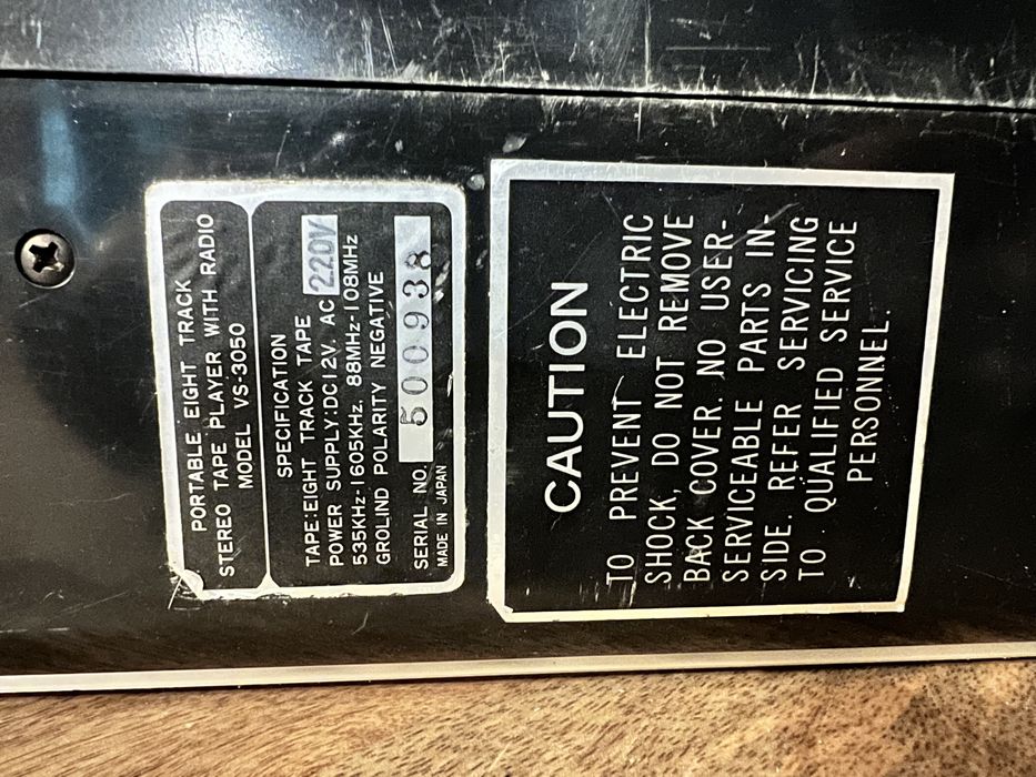 Casetofon portabil cu radio stereo, vintage VS-3050