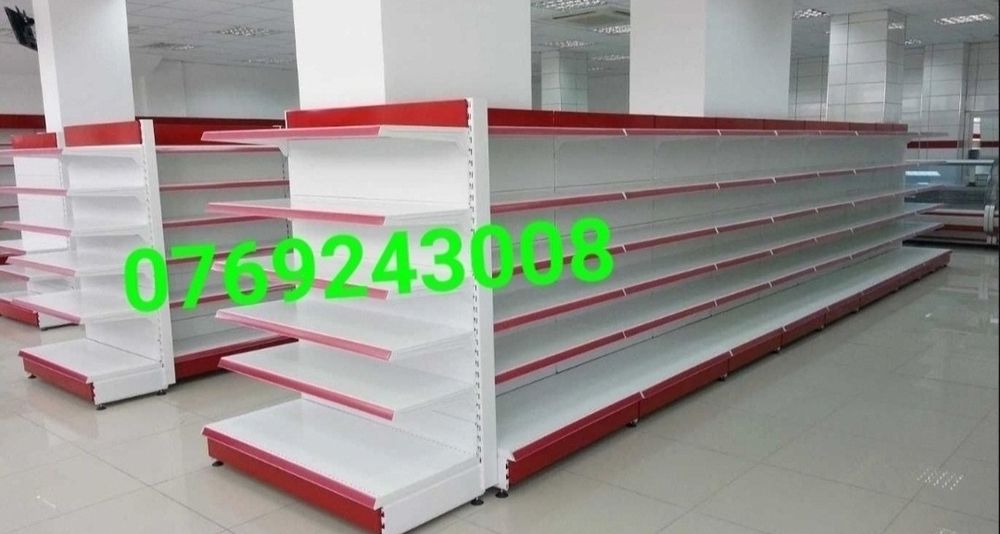 Vând rafturi de supermarket