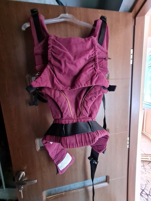 Marsupiu pentru bebelusi Manduca XT Denim Berry, pana la 20 kg