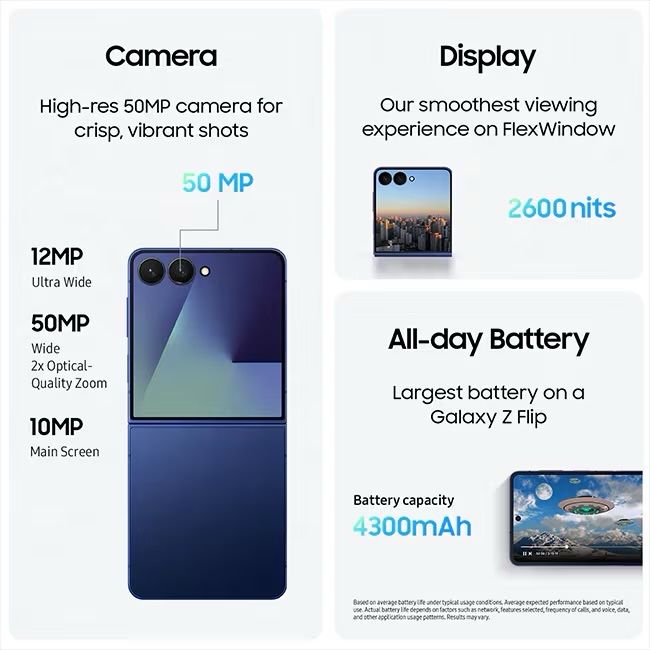 Новый Samsung Galaxy Z Flip 7 New 2025 • Телефон •