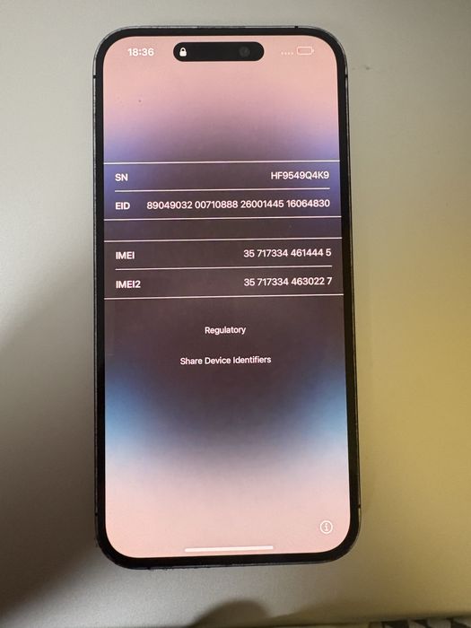 Iphone 14 pro max 256gb defect