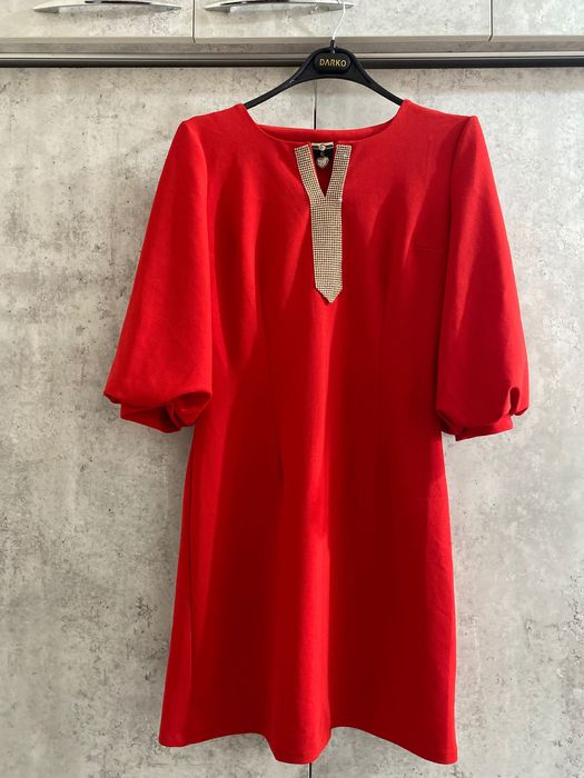 Красное вечернее платье, почти новое