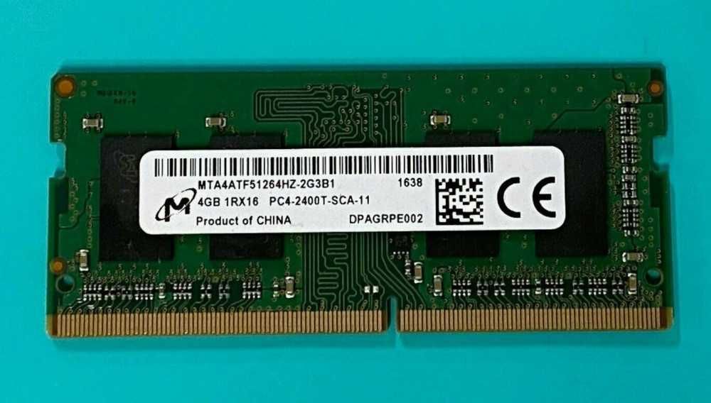 Memorie Laptop Micron 4Gb DDR4 2133Mhz 2400Mhz 3200Mhz MTA4ATF51264HZ