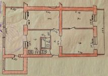 3-х комнатная квартира, кирпич, лоджия + балкон + сушилка, массив Ц-14