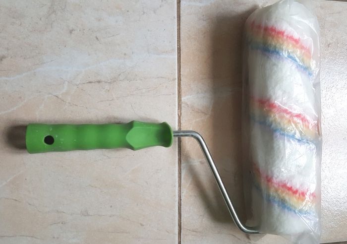 Trafalet zugrăvit rola 25 cm diametru 6,2 cm