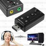 Placa sunet USB2.0 sau USB3.0 iesire audio si intrare microfon