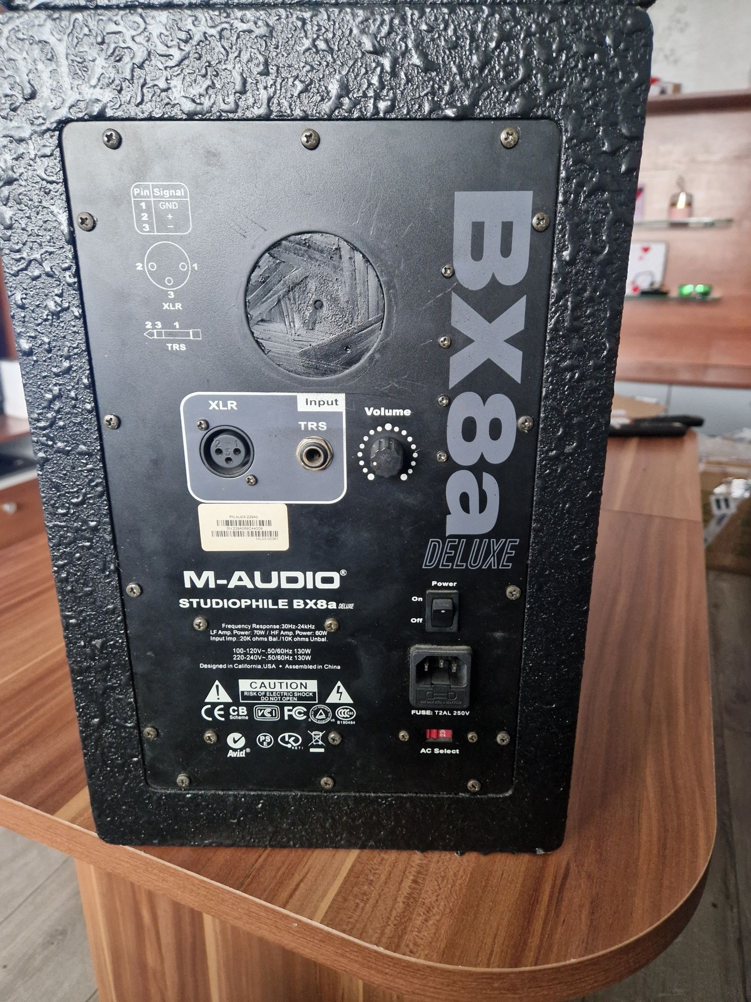 M-Audio BX8a Deluxe Active Studio Monitors