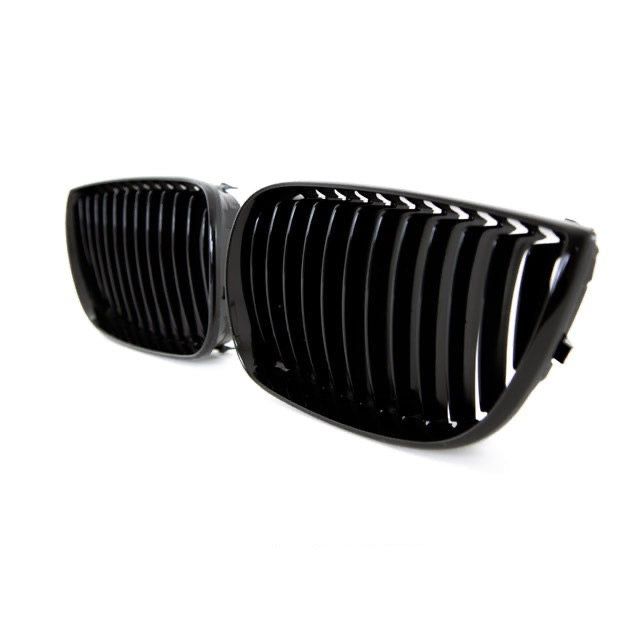 Предни Бъбреци Решетки за BMW 1-Series E81 E87 (2004-2007) Гланц