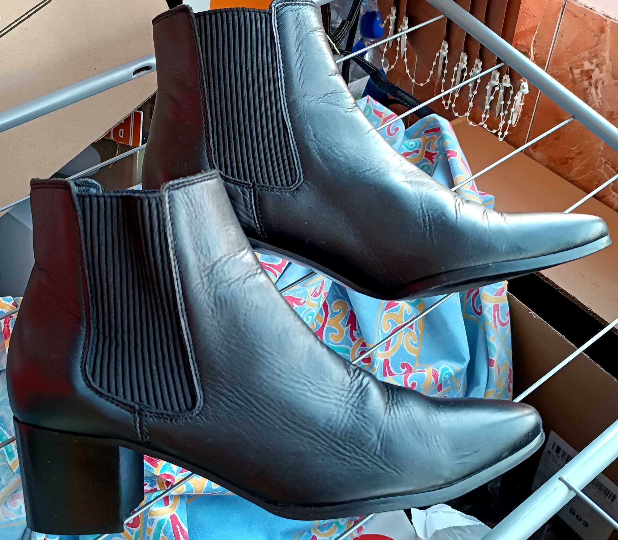 Botine elegante pentru femei din piele naturală mărimea 38