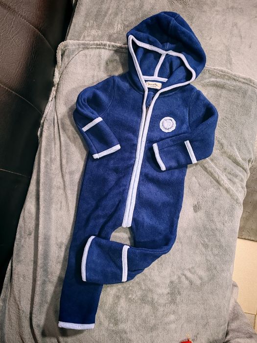 Salopeta fibra organica moale pt primăvara-toamna 62 și 68 băiețel