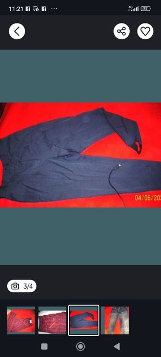 Pantaloni elastici si normali măr M