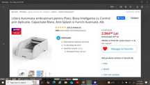 Litiera pentru Pisici, Boxa Inteligenta cu Control prin Aplicatie,
