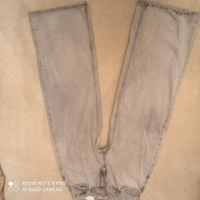 Турецкие стильные джинсы палацо, состояние отличное размер  48 на 50