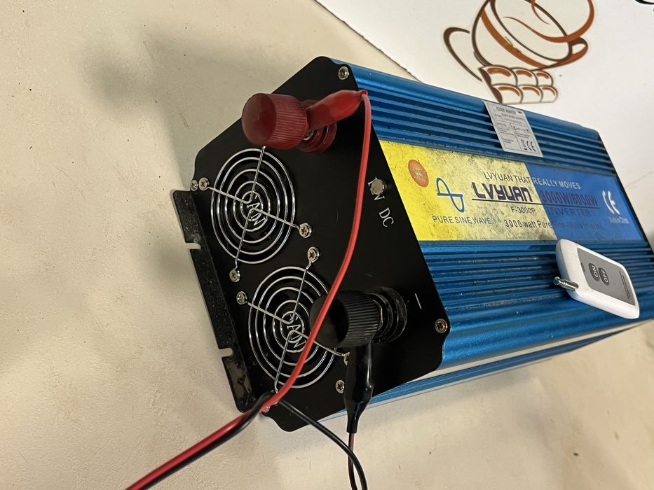 Инвертор преобразовател пълна чиста синусоида 12v - 220v - 6000W