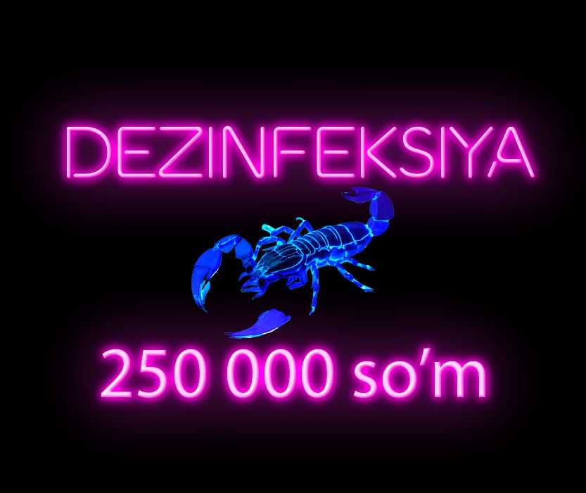 Dezinfeksiya klapa, tarakan | Дезинфекция от насекомых змей крыс мышей