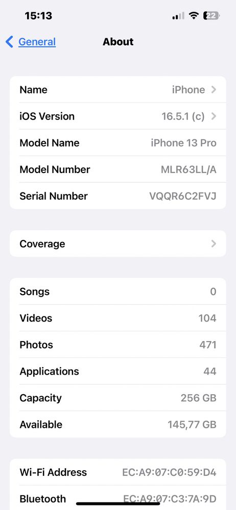 Iphone 13 Pro 256GB