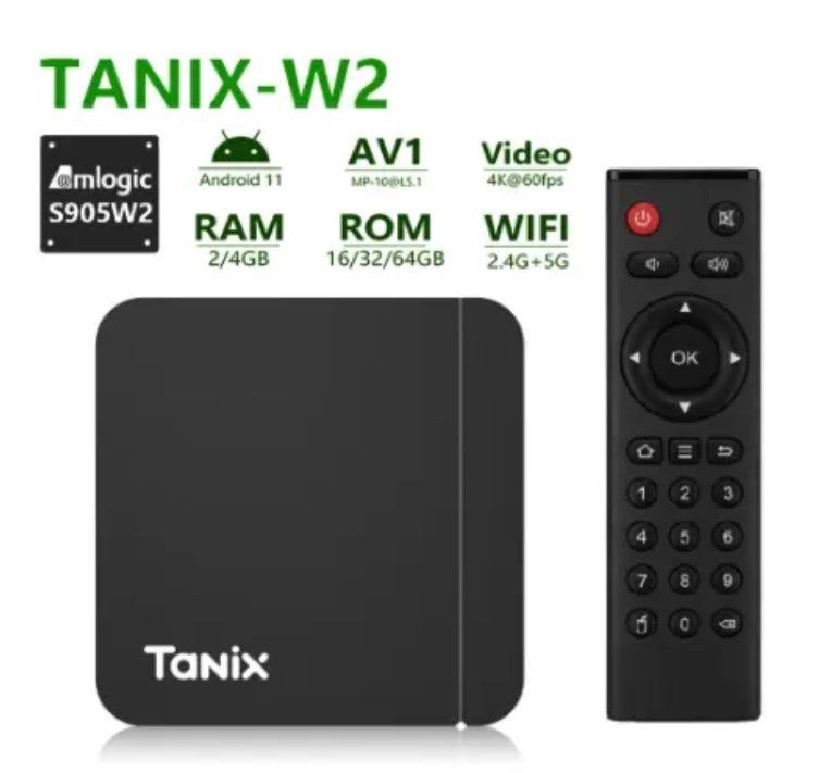 TV Box Tanix W2 + Air Mouse G20S
