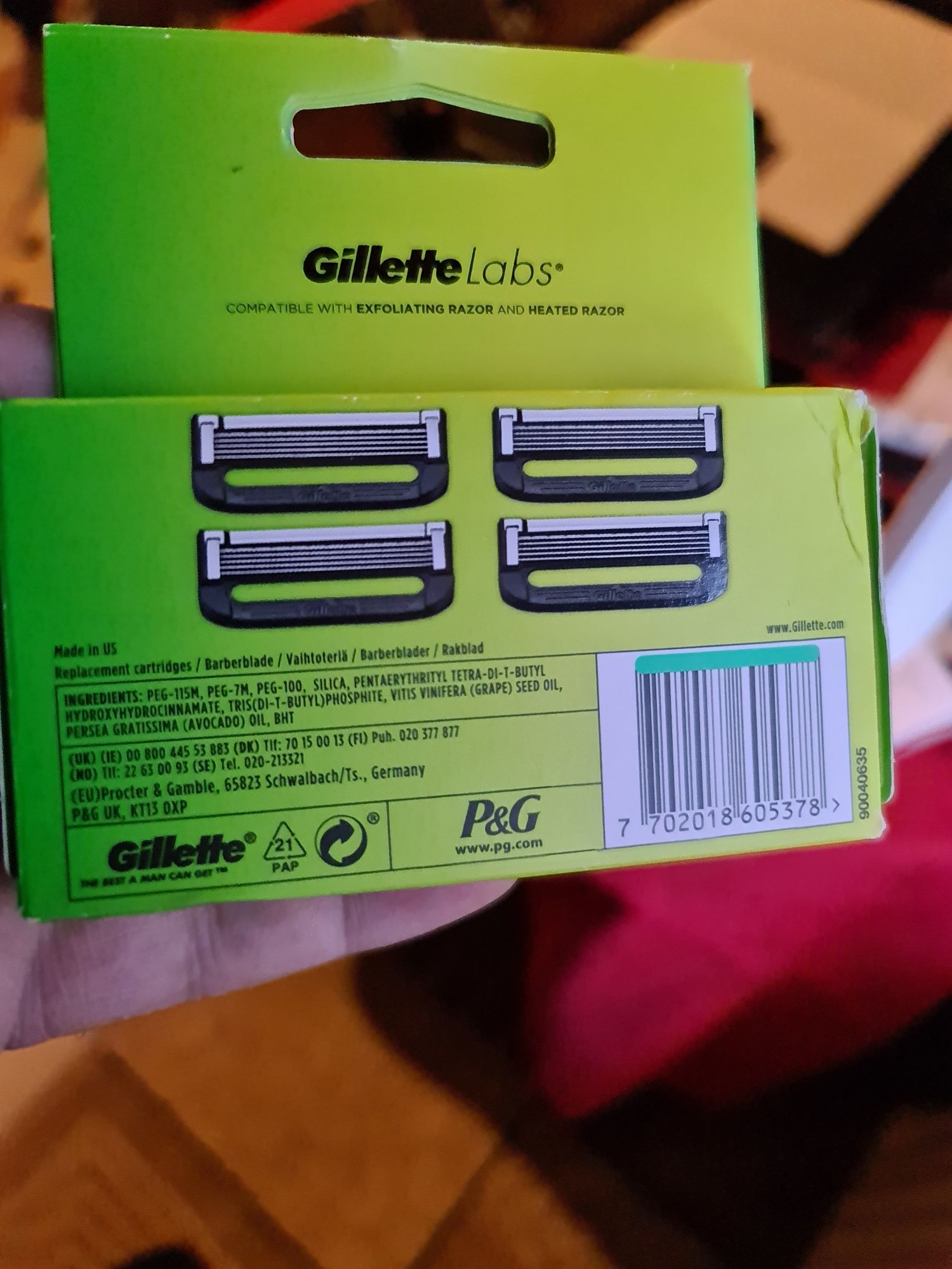 Rezerve Labs set 4 bucăți Gillette Proglide fusion