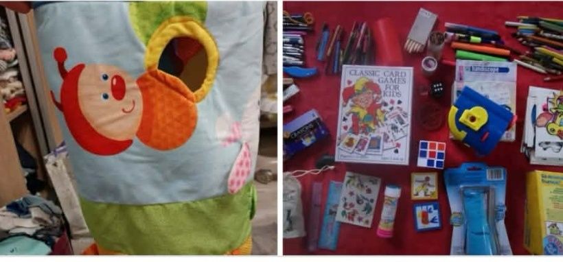 Lot jucarii, carioci, sac pt copii