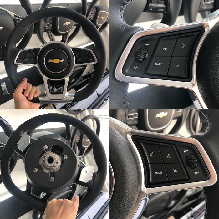 Руль Porsche Порше установлен на спарке Спарк spark кобальт жентра