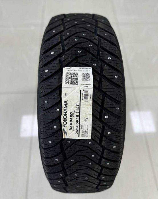 Новые зимние шины с шипами Yokohama IG65 265/65 R18 114 T