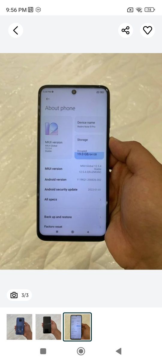 Redmi note 9 pro (6/64gb)