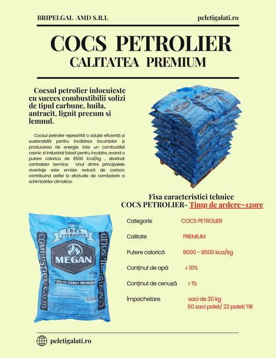 Brichete Cocs Petrolier ***TULCEA ***VACARENI