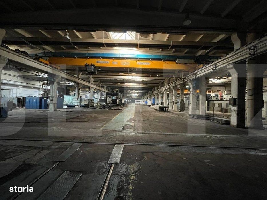 Hala cu pod rulant pe Bulevardul Munci, suprafete in functie de nevoie