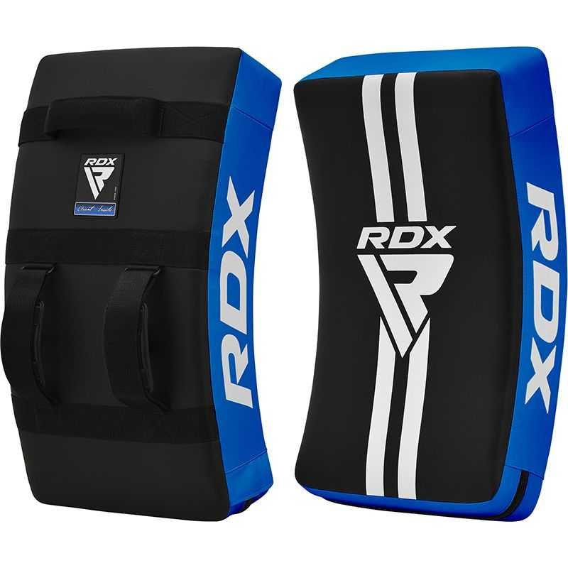 Тренировъчен Щит RDX Curved Kick Shield Blue, Лапа за Бойни Спортове