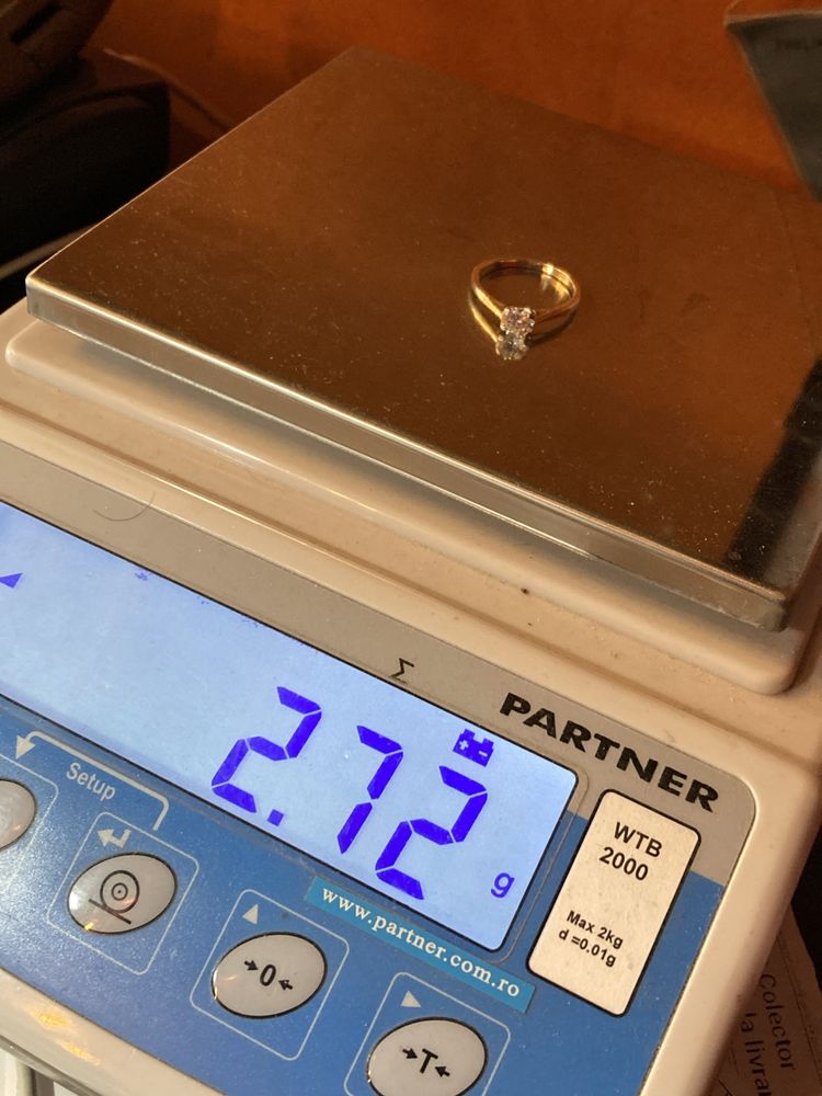 Inel Solitaire aur 18kt.cu diamant 0.70ct
