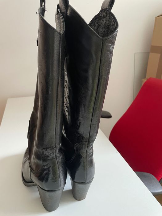 Vand cizme negre piele