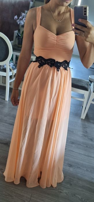 Rochie 2 în 1, corai, 36-38, făcută la comandă