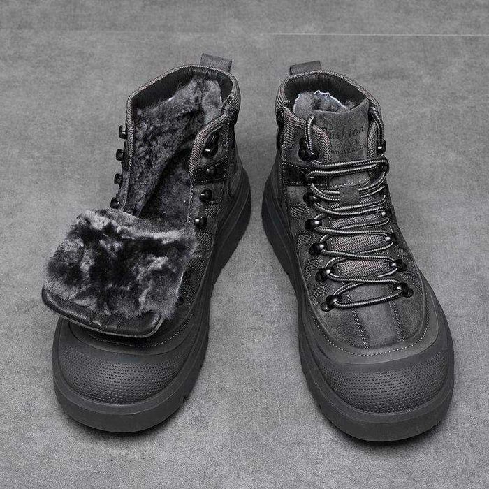 Теплые ботинки мужские зимние