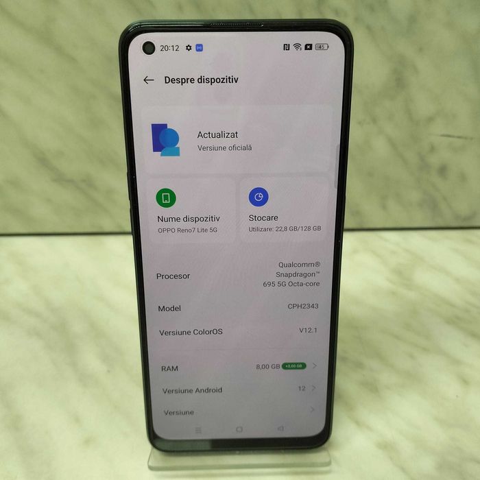 Telefon Oppo Reno 7 5G Lite 128GB 8GB RAM Zeus Amanet Rahova 29692