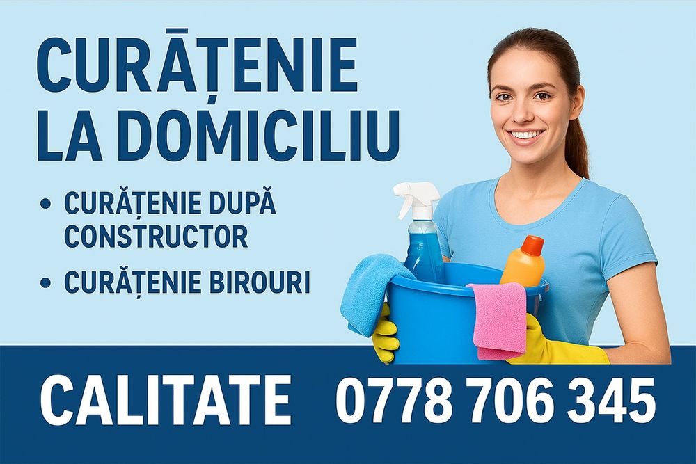 Prestări servicii de curățenie
