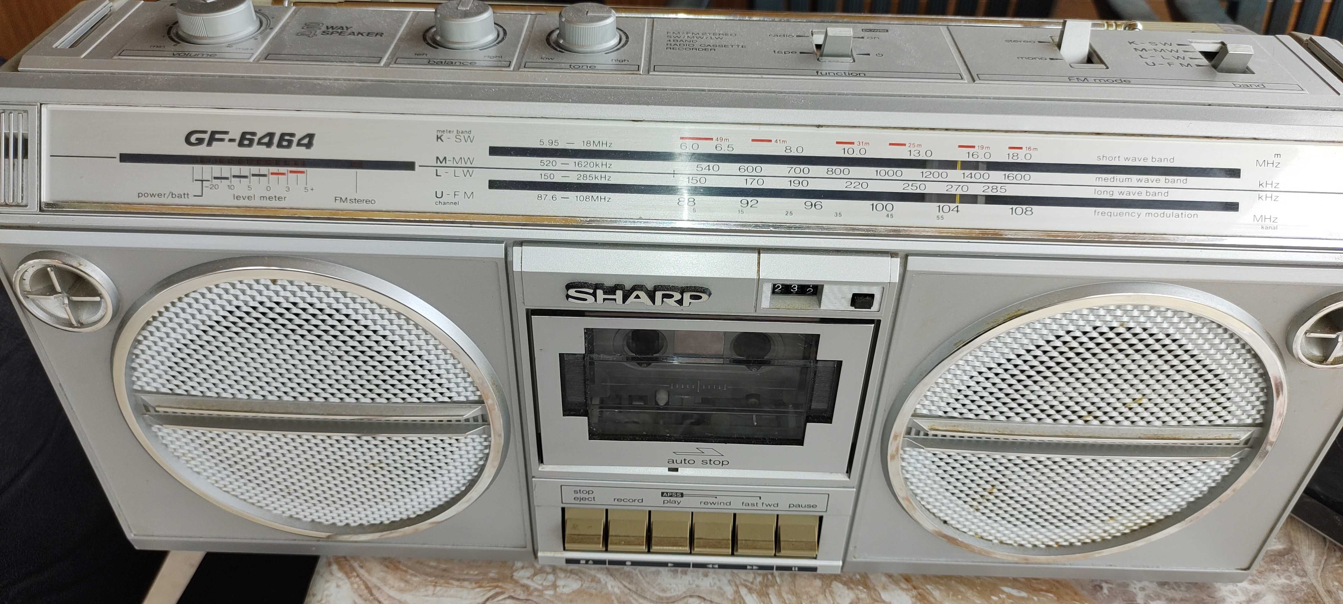 Радиокасетофон Sharp gf 6464