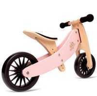 Bicicleta, Tricicleta copii 2 in 1 Kinderfeets Tiny Tot Plus Rose