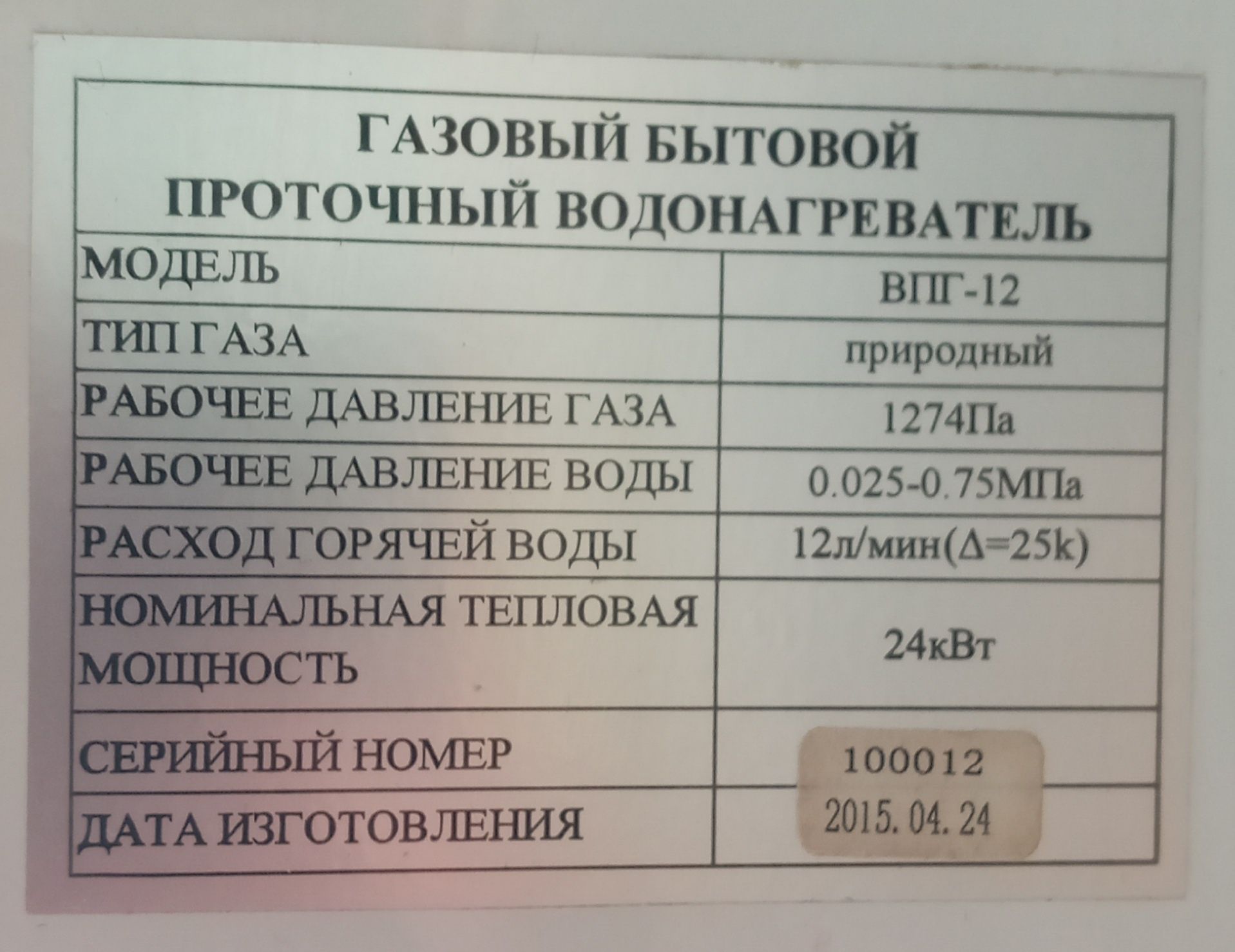 Продам рабочий газ колонка срочно цена договорная город шымкент срочно